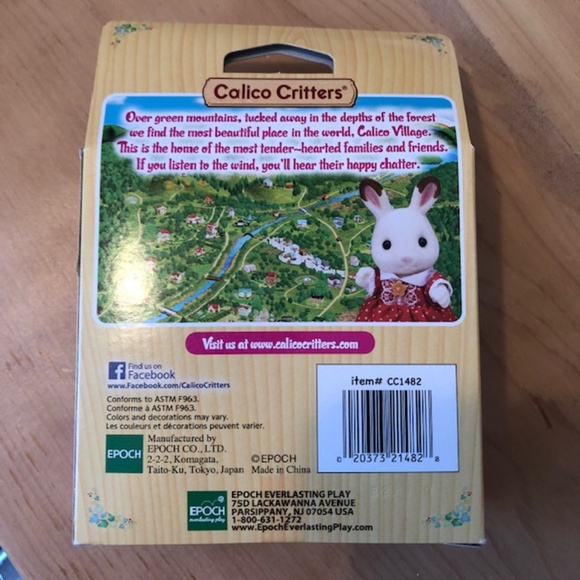 New Retired Calico Critters Baby Friends Kitten Bunny Chipmunk - Picture 10 of 12